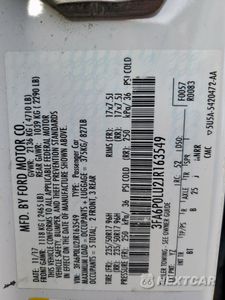 Zdjęcie 12 z 13 samochodu: 2018 FORD FUSION SE HYBRID VIN:3FA6P0LU2JR163549 - miniatura