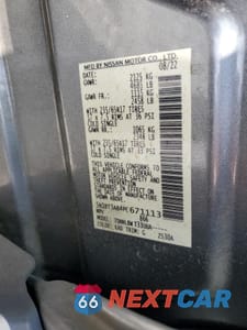 Zdjęcie 13 z 14 samochodu: 2023 NISSAN ROGUE S VIN:5N1BT3AB4PC671113 - miniatura