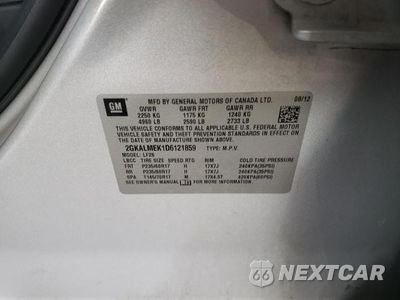 Zdjęcie 13 z 13 samochodu: 2013 GMC TERRAIN SLE VIN:2GKALMEK1D6121859 - miniatura