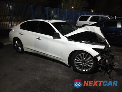 Czwarte zdjęcie samochodu z boku: 2021 INFINITI Q50 LUXE VIN:JN1EV7BP9MM706220 - miniatura