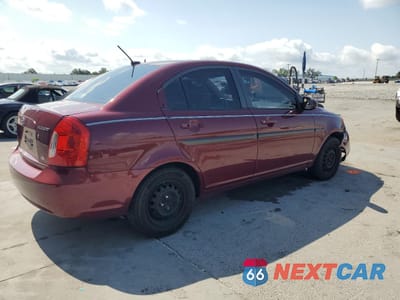 Trzecie zdjęcie samochodu z tyłu: 2008 HYUNDAI ACCENT GLS VIN:KMHCN46C18U259894 - miniatura