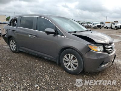 Czwarte zdjęcie samochodu z boku: 2014 HONDA ODYSSEY EXL VIN:5FNRL5H69EB038727 - miniatura