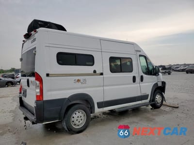 Czwarte zdjęcie samochodu z boku: 2021 RAM PROMASTER CARGO VAN VIN:3C6LRVBG9ME553681 - miniatura
