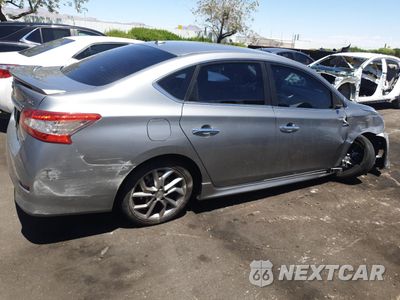 Trzecie zdjęcie samochodu z tyłu: 2014 NISSAN SENTRA S VIN:3N1AB7AP9EL637310 - miniatura