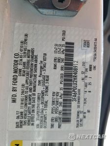 Zdjęcie 12 z 13 samochodu: 2017 FORD FUSION SE HYBRID VIN:3FA6P0LU2HR408912 - miniatura