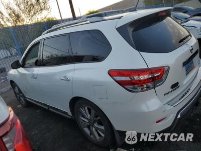 Drugie zdjęcie samochodu z przodu: 2014 NISSAN PATHFINDER SV HYBRID VIN:5N1CR2MN2EC635484 - miniatura