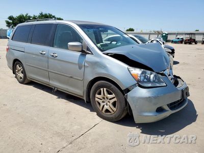 Czwarte zdjęcie samochodu z boku: 2007 HONDA ODYSSEY EXL VIN:5FNRL38647B019655 - miniatura