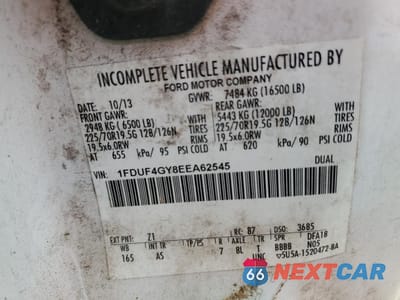 Zdjęcie 12 z 12 samochodu: 2014 FORD F450 SUPER DUTY VIN:1FDUF4GY8EEA62545 - miniatura