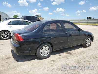 Trzecie zdjęcie samochodu z tyłu: 2002 HONDA CIVIC LX VIN:1HGES16592L018783 - miniatura