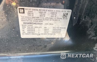 Zdjęcie 10 z 10 samochodu: 2017 CHEVROLET SILVERADO K1500 LT VIN:3GCUKREC5HG335524 - miniatura