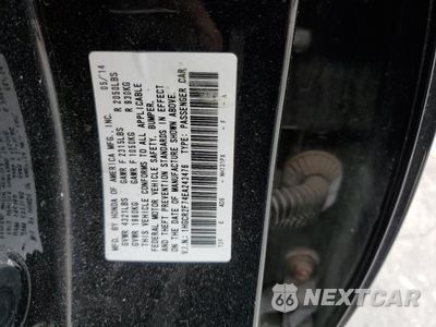 Zdjęcie 12 z 14 samochodu: 2014 HONDA ACCORD EX VIN:1HGCR2F74EA243476 - miniatura