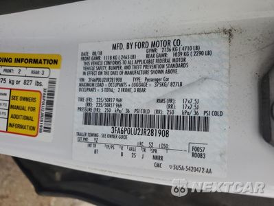 Zdjęcie 12 z 12 samochodu: 2018 FORD FUSION SE HYBRID VIN:3FA6P0LU2JR281908 - miniatura