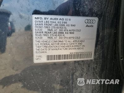 Zdjęcie 13 z 15 samochodu: 2010 AUDI Q7 PRESTIGE VIN:WA1VMAFE6AD005940 - miniatura