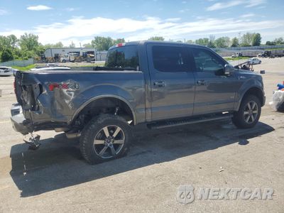 Trzecie zdjęcie samochodu z tyłu: 2017 FORD F150 SUPERCREW VIN:1FTEW1EG5HKD93977 - miniatura