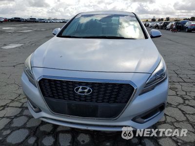 Piąte zdjęcie samochodu w środku: 2016 HYUNDAI SONATA HYBRID VIN:KMHE24L11GA040275 - miniatura