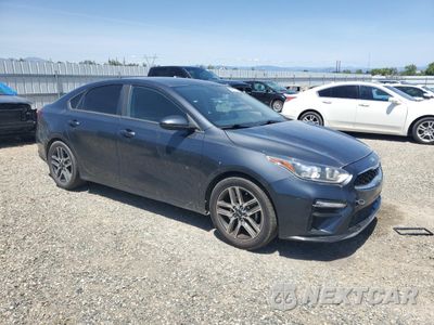 Czwarte zdjęcie samochodu z boku: 2019 KIA FORTE GT LINE VIN:3KPF34AD4KE081721 - miniatura