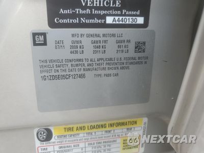 Zdjęcie 12 z 12 samochodu: 2012 CHEVROLET MALIBU 2LT VIN:1G1ZD5E05CF127466 - miniatura