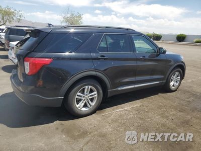 Trzecie zdjęcie samochodu z tyłu: 2020 FORD EXPLORER XLT VIN:1FMSK7DH2LGC81849 - miniatura