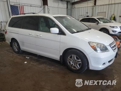 Czwarte zdjęcie samochodu z boku: 2007 HONDA ODYSSEY EXL VIN:5FNRL38667B139960 - miniatura