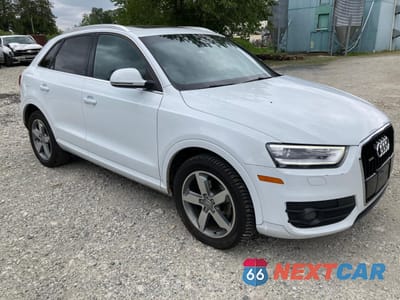 Czwarte zdjęcie samochodu z boku: 2015 AUDI Q3 PREMIUM PLUS VIN:WA1EFCFS2FR006797 - miniatura