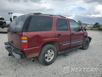 Trzecie zdjęcie samochodu z tyłu: 2002 CHEVROLET TAHOE C1500 VIN:1GNEC13V62J309812 - miniatura