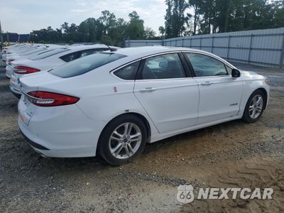 Trzecie zdjęcie samochodu z tyłu: 2018 FORD FUSION SE HYBRID VIN:3FA6P0LU3JR278676 - miniatura