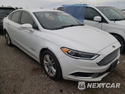 Czwarte zdjęcie samochodu z boku: 2018 FORD FUSION SE HYBRID VIN:3FA6P0LU3JR172065 - miniatura
