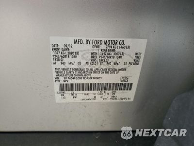 Zdjęcie 13 z 13 samochodu: 2013 FORD EXPLORER XLT VIN:1FM5K8D81DGB10921 - miniatura