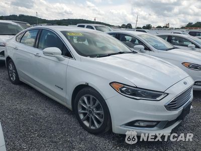 Czwarte zdjęcie samochodu z boku: 2017 FORD FUSION SE HYBRID VIN:3FA6P0LU7HR359593 - miniatura