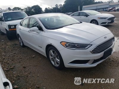 Czwarte zdjęcie samochodu z boku: 2018 FORD FUSION SE HYBRID VIN:3FA6P0LU6JR171704 - miniatura