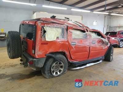 Trzecie zdjęcie samochodu z tyłu: 2008 HUMMER H2 VIN:5GRGN23868H107191 - miniatura
