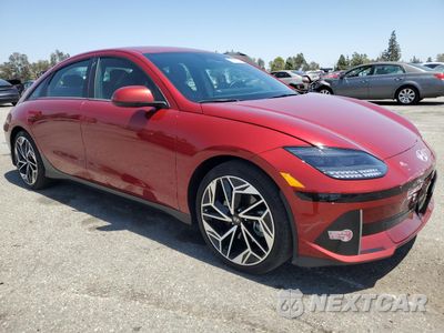 Czwarte zdjęcie samochodu z boku: 2023 HYUNDAI IONIQ 6 SEL VIN:KMHM34AC6PA029026 - miniatura