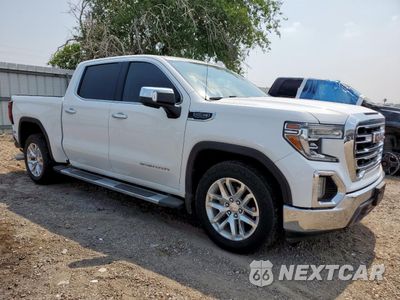 Czwarte zdjęcie samochodu z boku: 2021 GMC SIERRA C1500 SLT VIN:3GTP8DED8MG399008 - miniatura