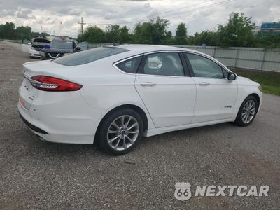 Trzecie zdjęcie samochodu z tyłu: 2017 FORD FUSION SE HYBRID VIN:3FA6P0LU7HR409313 - miniatura