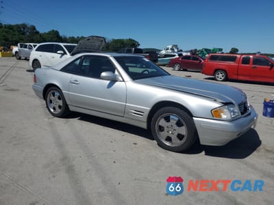 Czwarte zdjęcie samochodu z boku: 2000 MERCEDES-BENZ SL 500 VIN:WDBFA68F7YF191054 - miniatura