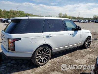 Trzecie zdjęcie samochodu z tyłu: 2015 LAND ROVER RANGE ROVER AUTOBIOGRAPHY VIN:SALGV3TF4FA220903 - miniatura