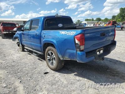 Drugie zdjęcie samochodu z przodu: 2018 TOYOTA TACOMA DOUBLE CAB VIN:3TMCZ5AN6JM174437 - miniatura