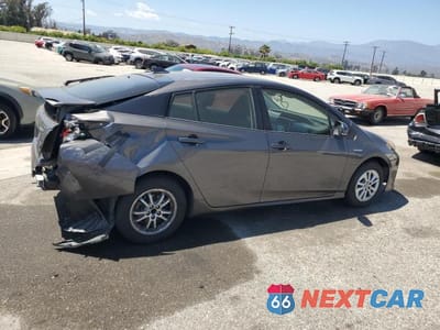 Trzecie zdjęcie samochodu z tyłu: 2017 TOYOTA PRIUS VIN:JTDKBRFU1H3543319 - miniatura