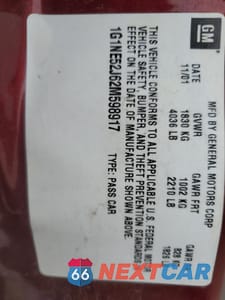 Zdjęcie 12 z 14 samochodu: 2002 CHEVROLET MALIBU LS VIN:1G1NE52J62M598917 - miniatura