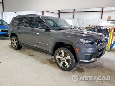 Czwarte zdjęcie samochodu z boku: 2022 JEEP GRAND CHEROKEE L LIMITED VIN:1C4RJJBG4N8548385 - miniatura