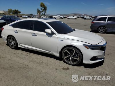 Czwarte zdjęcie samochodu z boku: 2022 HONDA ACCORD TOURING HYBRID VIN:1HGCV3F95NA003873 - miniatura