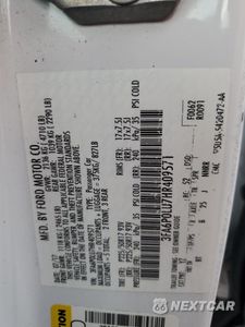 Zdjęcie 12 z 12 samochodu: 2017 FORD FUSION SE HYBRID VIN:3FA6P0LU7HR409571 - miniatura