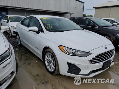 Czwarte zdjęcie samochodu z boku: 2019 FORD FUSION SE VIN:3FA6P0LU5KR263954 - miniatura