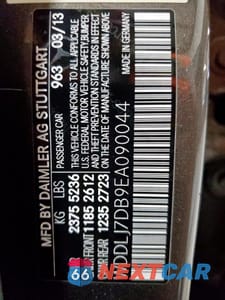 Zdjęcie 13 z 13 samochodu: 2014 MERCEDES-BENZ CLS 550 VIN:WDDLJ7DB9EA090044 - miniatura