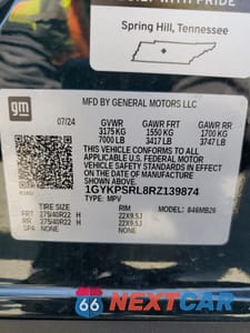 Zdjęcie 13 z 13 samochodu: 2024 CADILLAC LYRIQ LUXURY VIN:1GYKPSRL8RZ139874 - miniatura