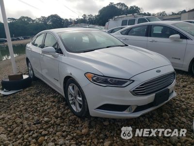 Czwarte zdjęcie samochodu z boku: 2018 FORD FUSION SE HYBRID VIN:3FA6P0LU4JR171703 - miniatura