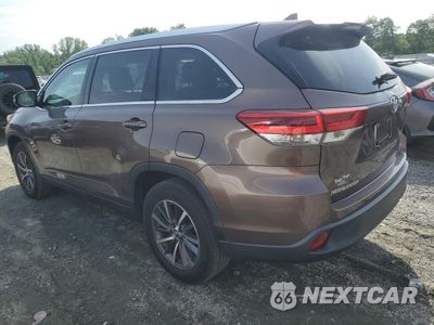 Drugie zdjęcie samochodu z przodu: 2019 TOYOTA HIGHLANDER SE VIN:5TDKZRFH1KS291981 - miniatura