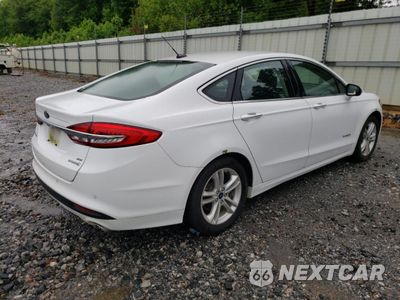 Trzecie zdjęcie samochodu z tyłu: 2018 FORD FUSION SE HYBRID VIN:3FA6P0LU9JR152449 - miniatura
