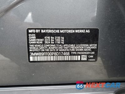 Zdjęcie 12 z 15 samochodu: 2023 BMW 330XI VIN:3MW89FF00P8D17468 - miniatura