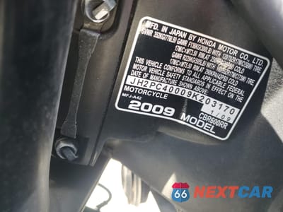 Zdjęcie 9 z 10 samochodu: 2017 HONDA CBR600 RR VIN:JH2PC40009K203170 - miniatura